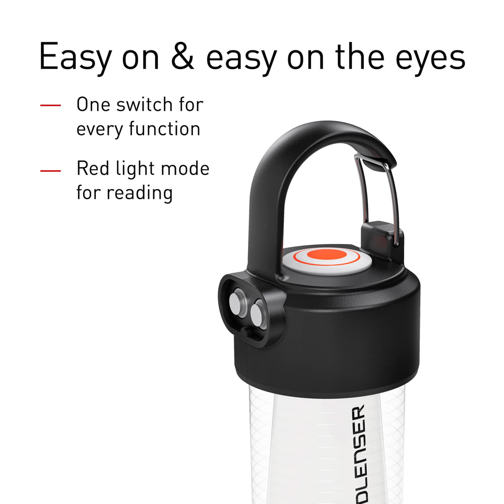 Ledlenser ML4 in campsite scene provides reliable area illumination