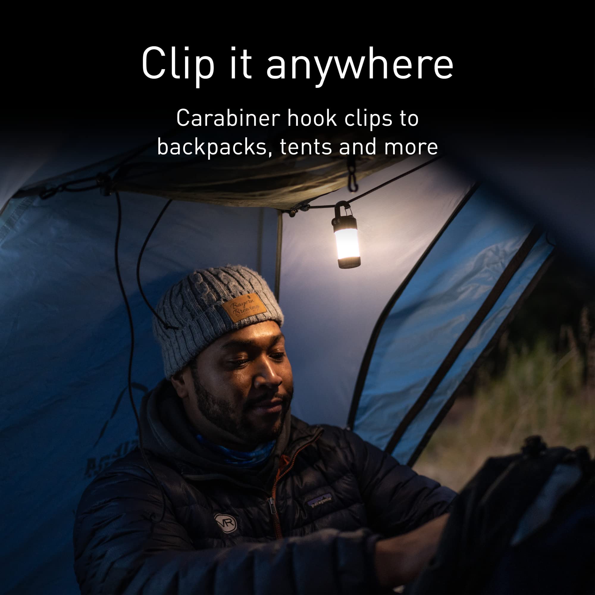 Ledlenser ML4 integrated carabiner clip enables hands-free hanging