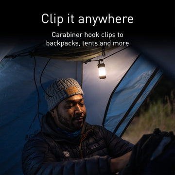 Ledlenser ML4 integrated carabiner clip enables hands-free hanging