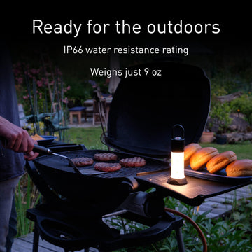 IP66-rated ML6 lantern protects against water and dust