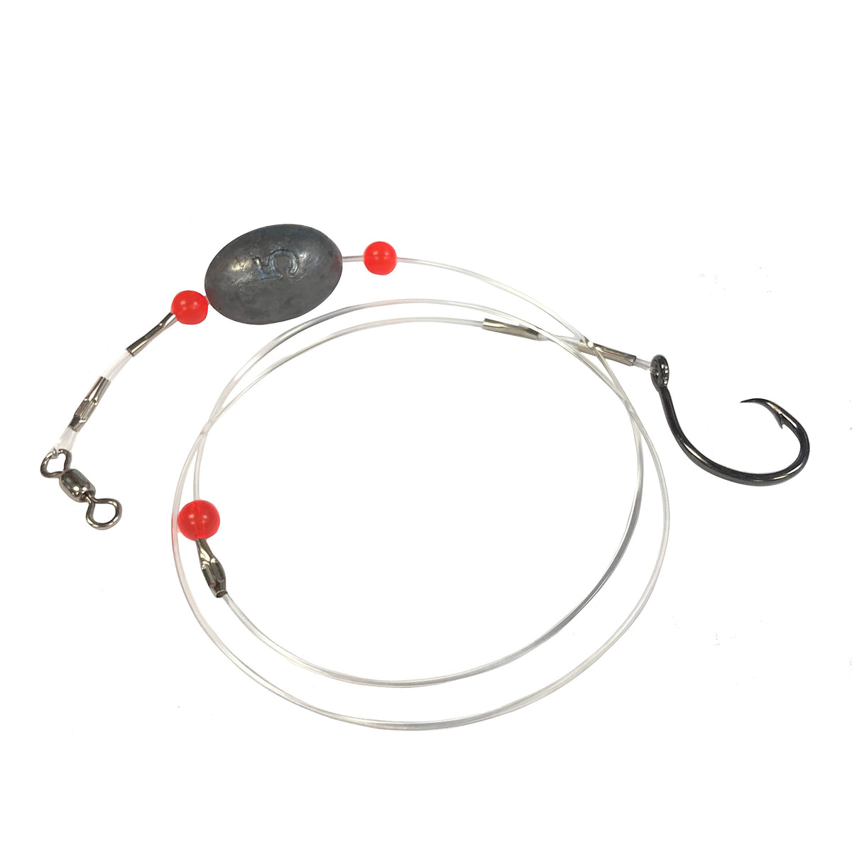 Lee Fisher Sports grouper rig with inline circle hook for offshore saltwater big game fishing