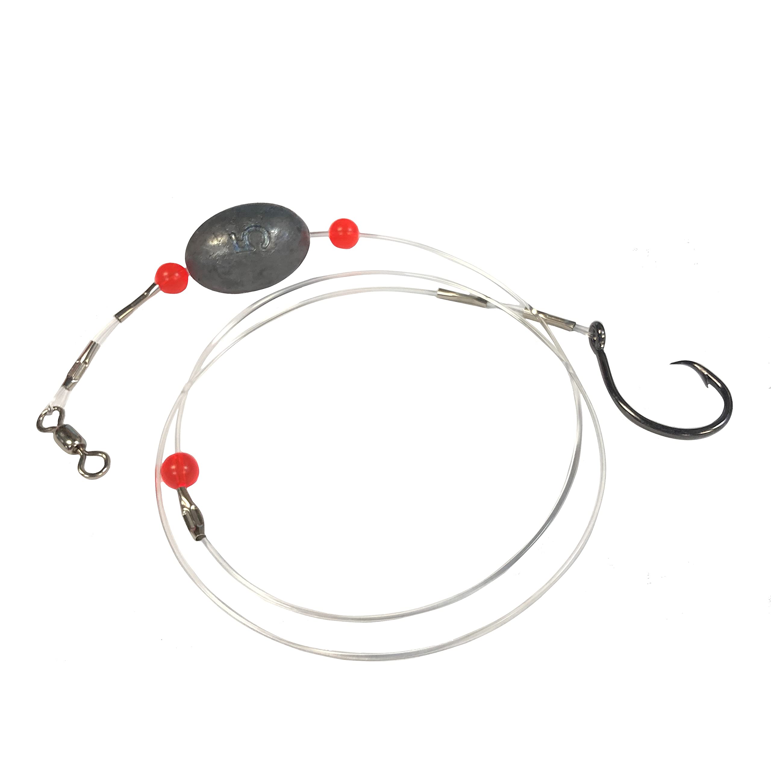 Lee Fisher Sports grouper rig with inline circle hook for saltwater big game fishing that targets trophy grouper
