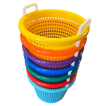 LEE FISHER SPORTS Heavy Basket Yellow durable construction for long-lasting use in wet environments