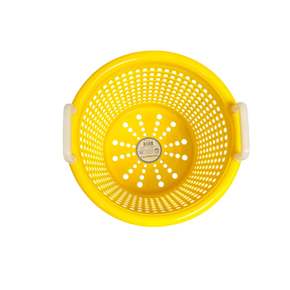 LEE FISHER SPORTS Heavy Basket Yellow side view emphasizes durability under rugged conditions
