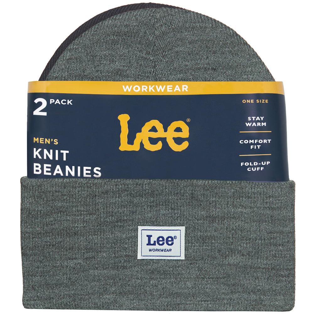 Lee Workwear Men's Beanie 2-Pack back view