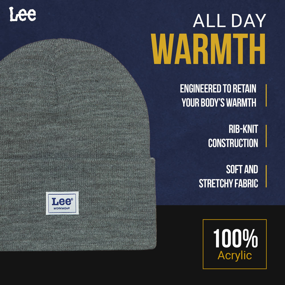 Jet Black and Tobacco Brown beanie