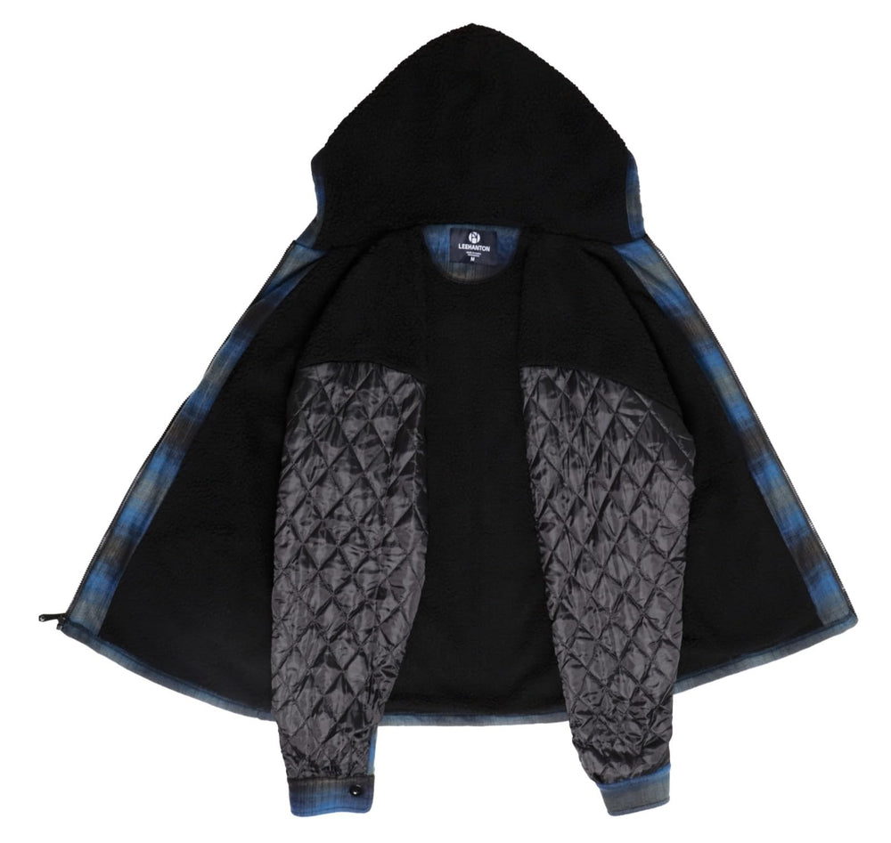 LeeHanTon flannel jacket pockets feature kangaroo and chest pockets for secure storage.