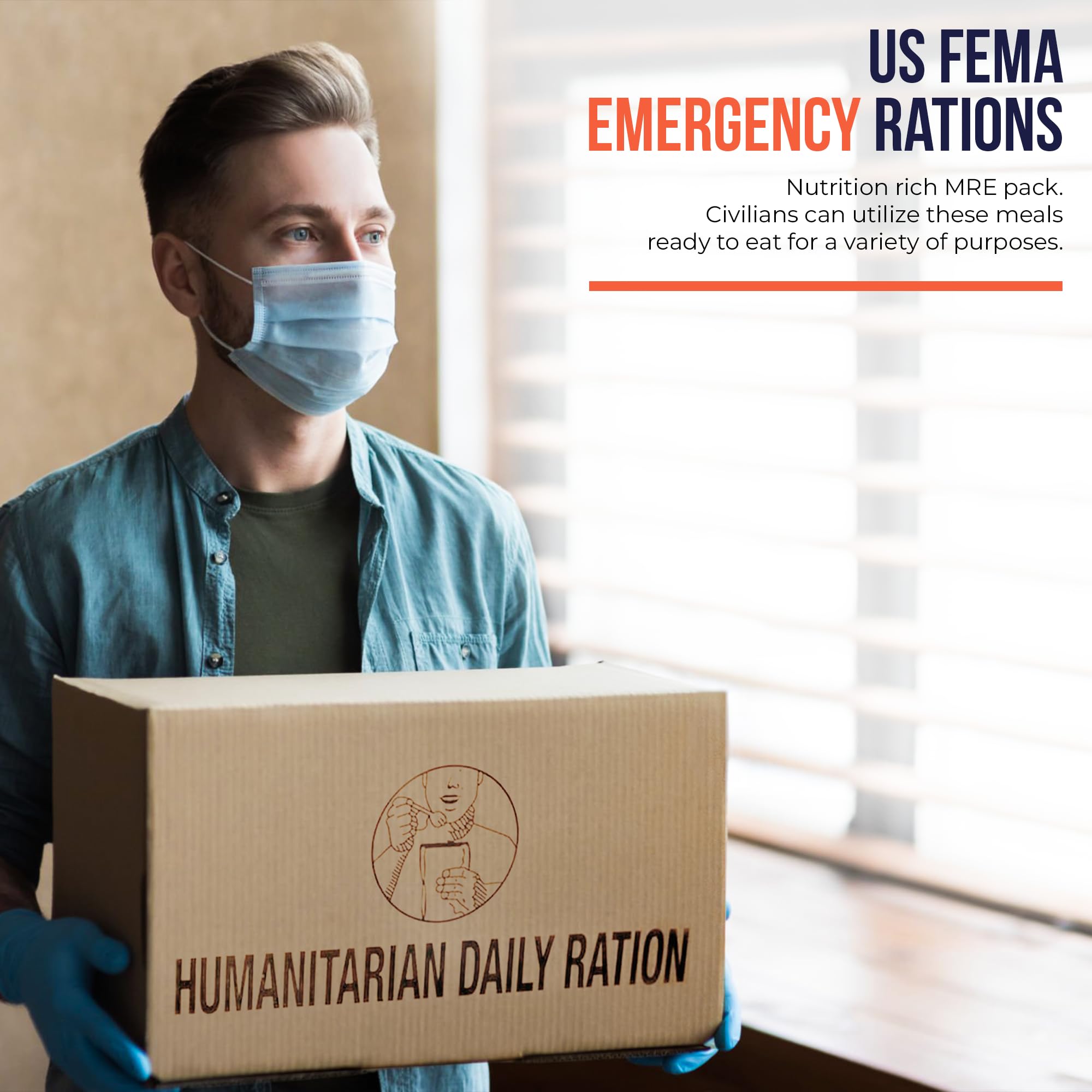 Leevax Wornick MRE case bulk pack indicates surplus supply for preparedness