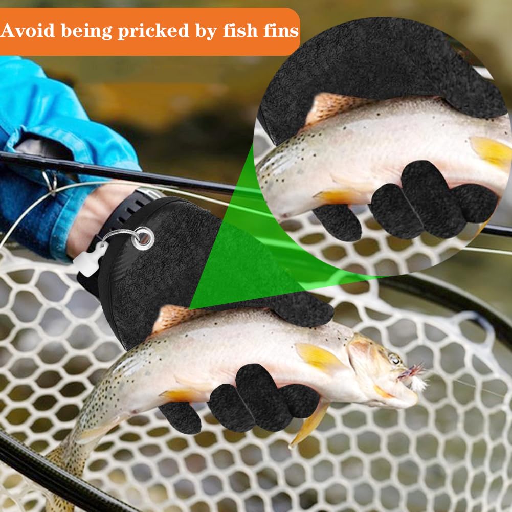 Close-up of magnet release and retractable lanyard