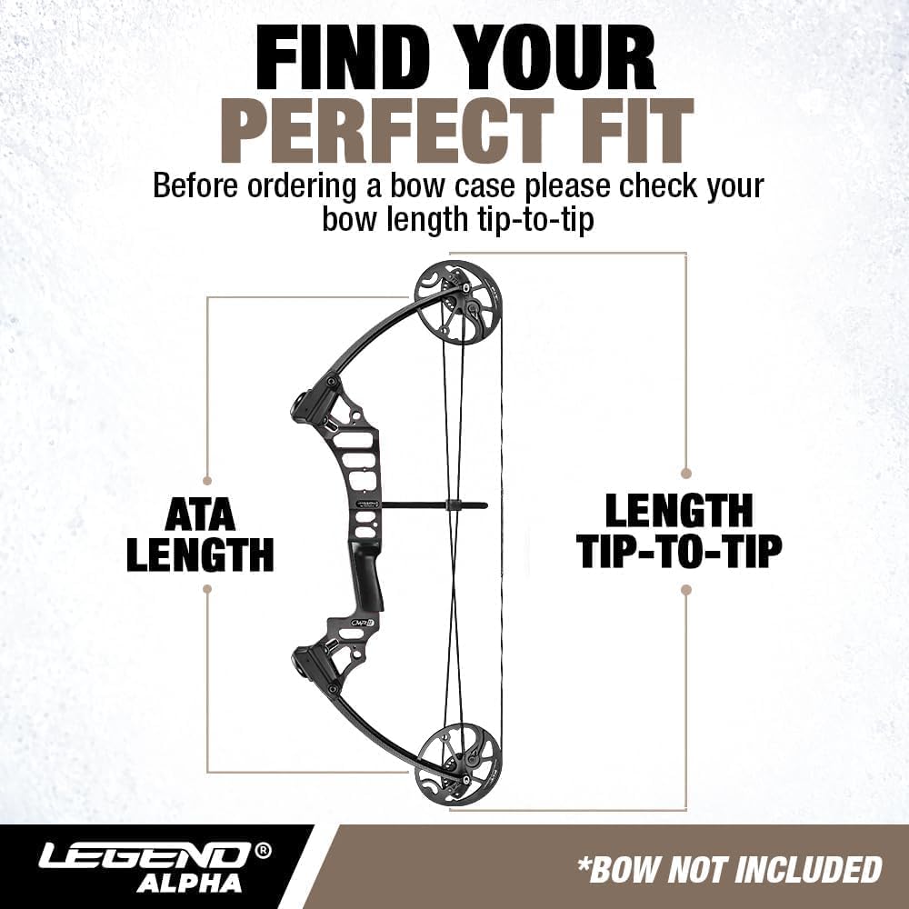 Legend Alpha bow case travel-ready design supports range trips
