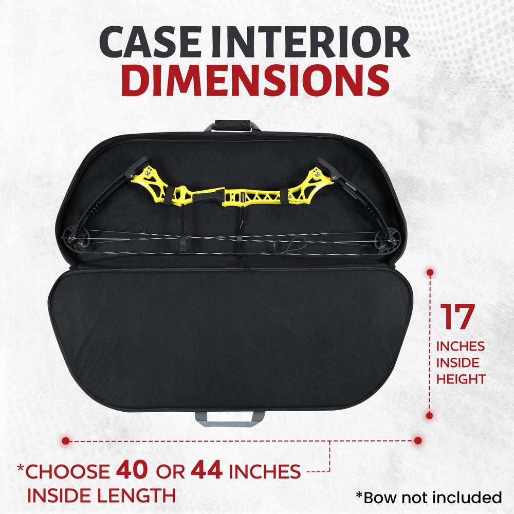 Legend Apollo case offers multiple storage pockets for organized archery gear.