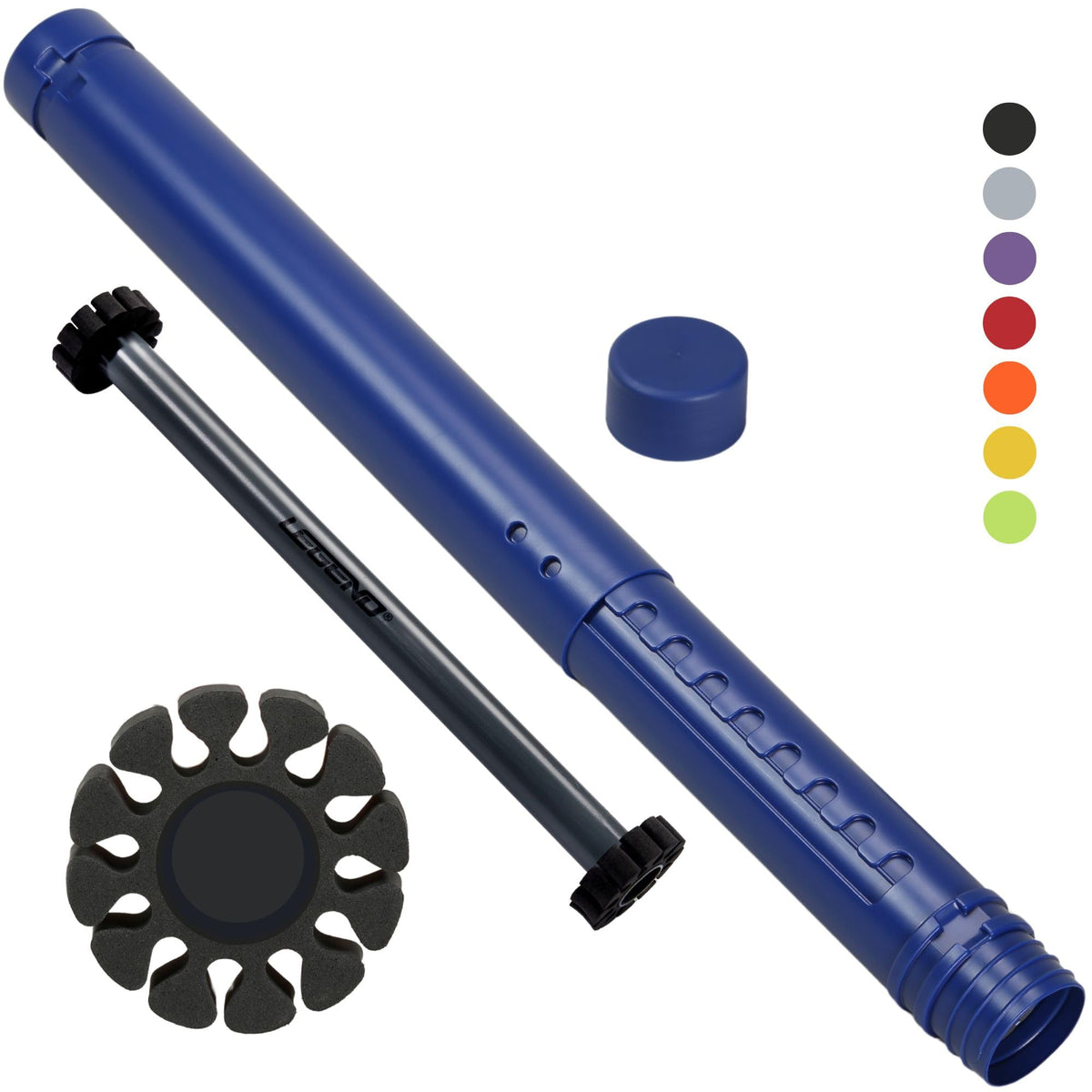 Legend Archery Arrow Tube Case extended length for travel-ready arrow protection