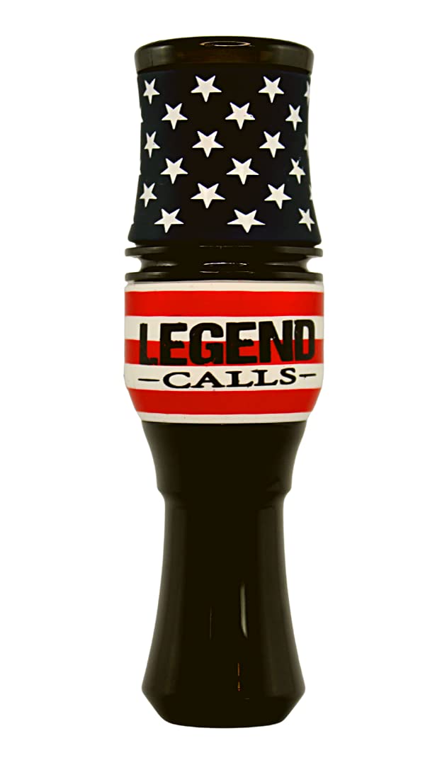 Legend Calls LXM Patriot duck call with insulating band for improved grip and insulation