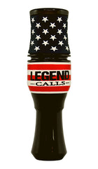 Legend Calls LXM Patriot duck call with insulating band for improved grip and insulation
