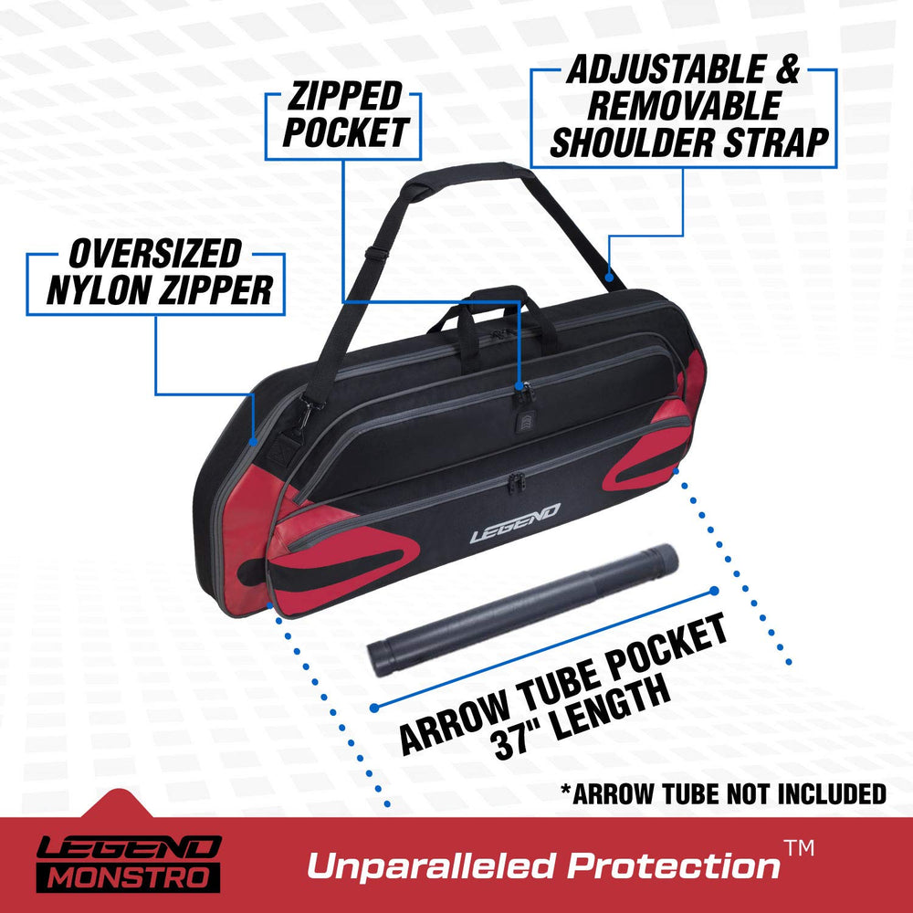 Legend Monstro 44-inch interior fits a full-length compound bow securely.