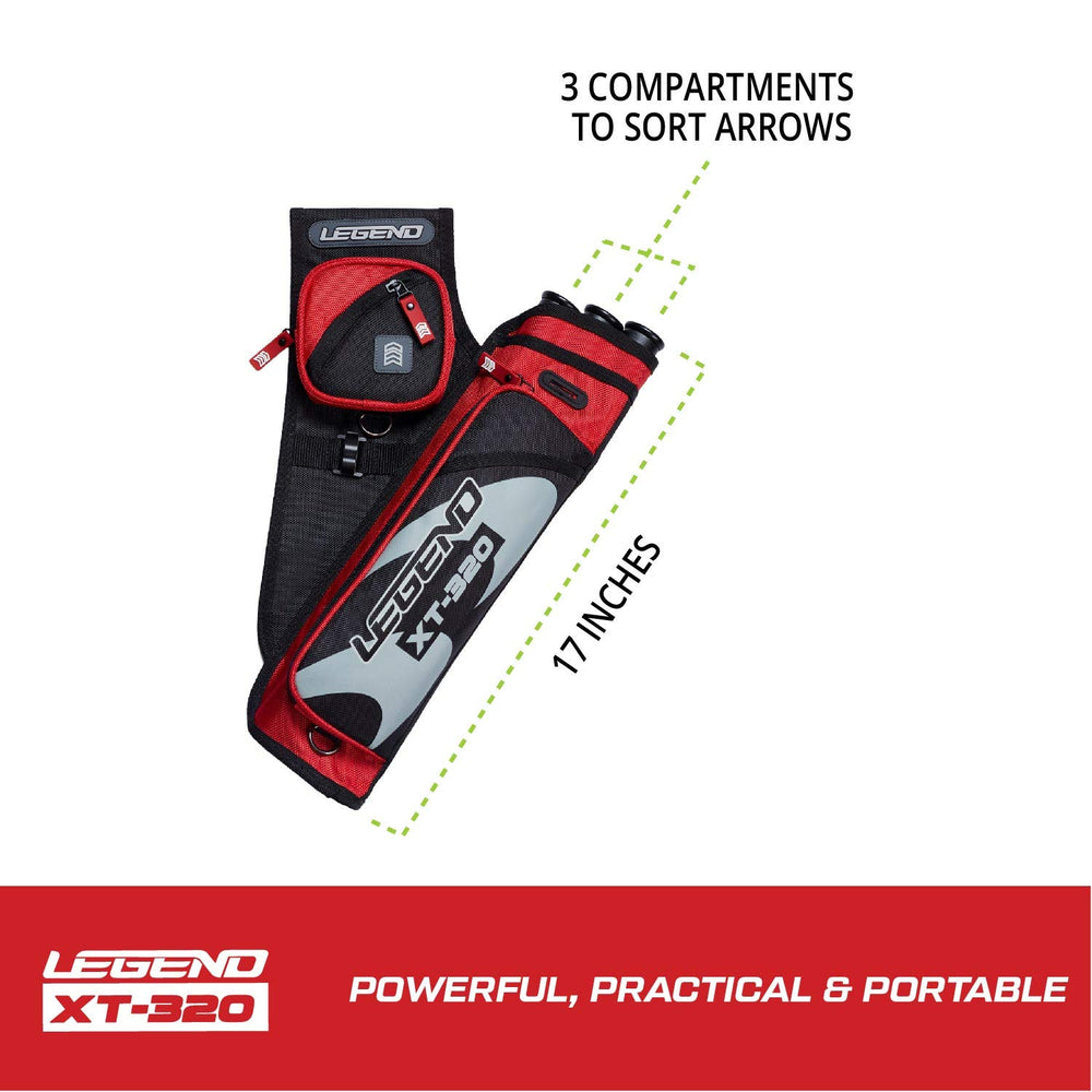 Legend XT320 quick-release buckle demonstrates secure adjustable sizing