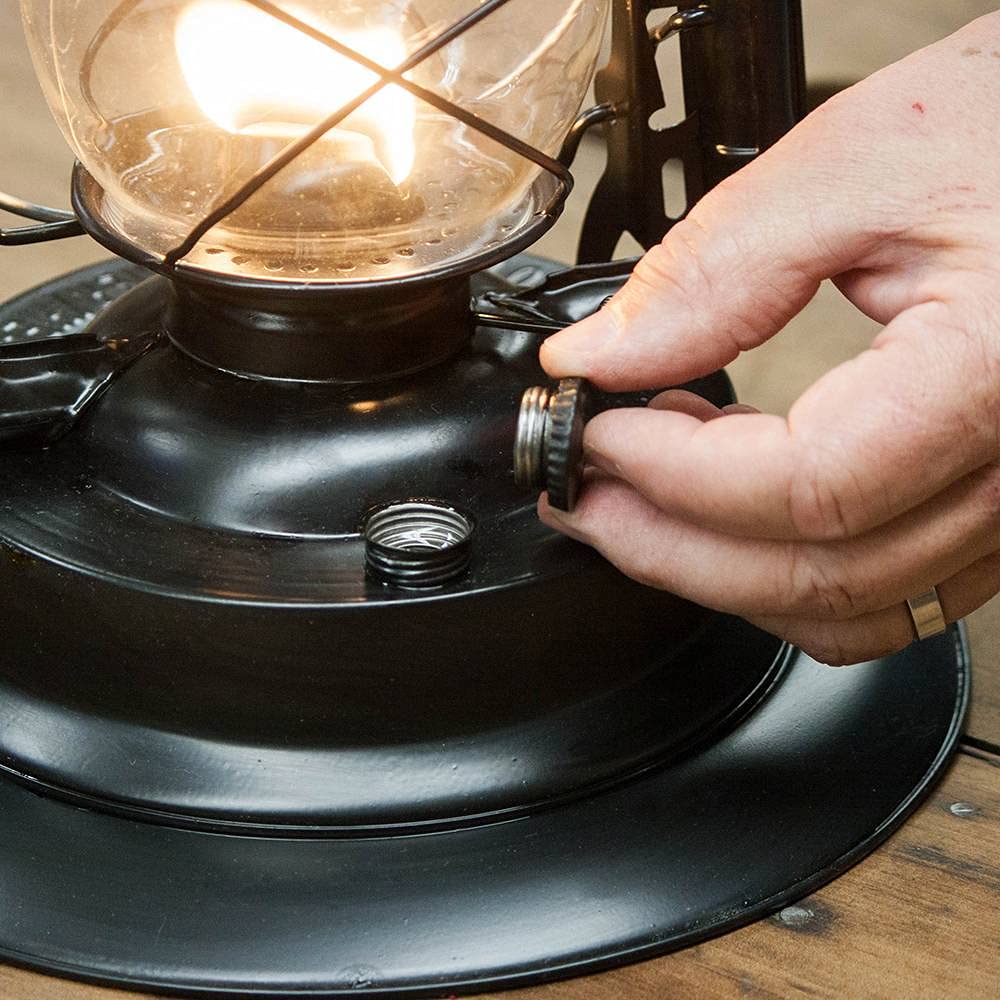 Lehman's Rayo camping emergency setup with light and cook capability