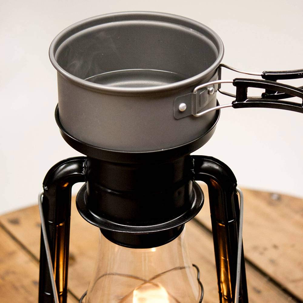 Lehman's Rayo lever lifts chimney for easy lighting