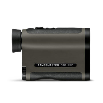Leica CRF PRO 40547 rangefinder angled view emphasizes the precise optics in the field.