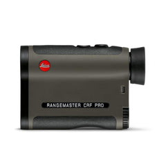 Leica CRF PRO 40547 rangefinder front view highlights compact optical housing for easy handling.
