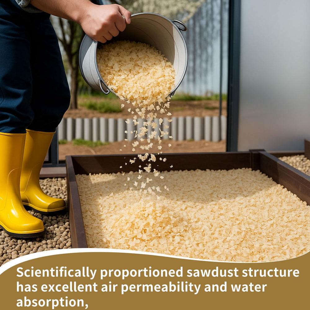 LEIFIDE camping toilet setup with sawdust demonstrates portable waste management for outdoor trips.