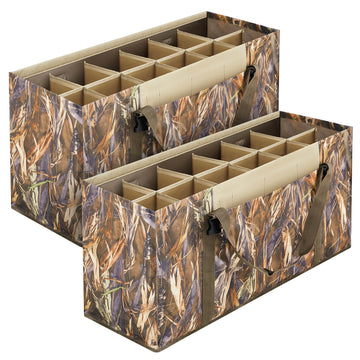 LEIFIDE duck decoy bag with 12 slots keeps decoys organized during transport