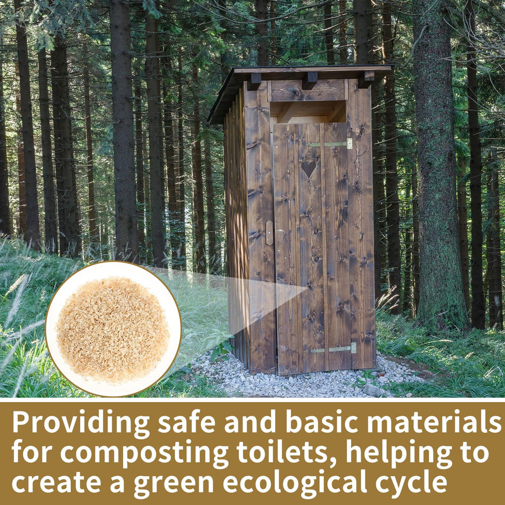 LEIFIDE durable cost-effective sawdust pack provides long-term coverage for multiple toilets.