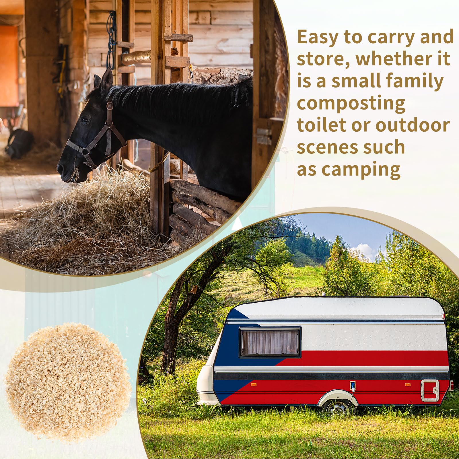 LEIFIDE multi-scenario applicability sawdust illustrates flexibility for home, camping, and small public toilets.