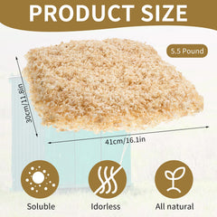 LEIFIDE sawdust porosity air flow closeup highlights breathable, efficient decomposition structure.