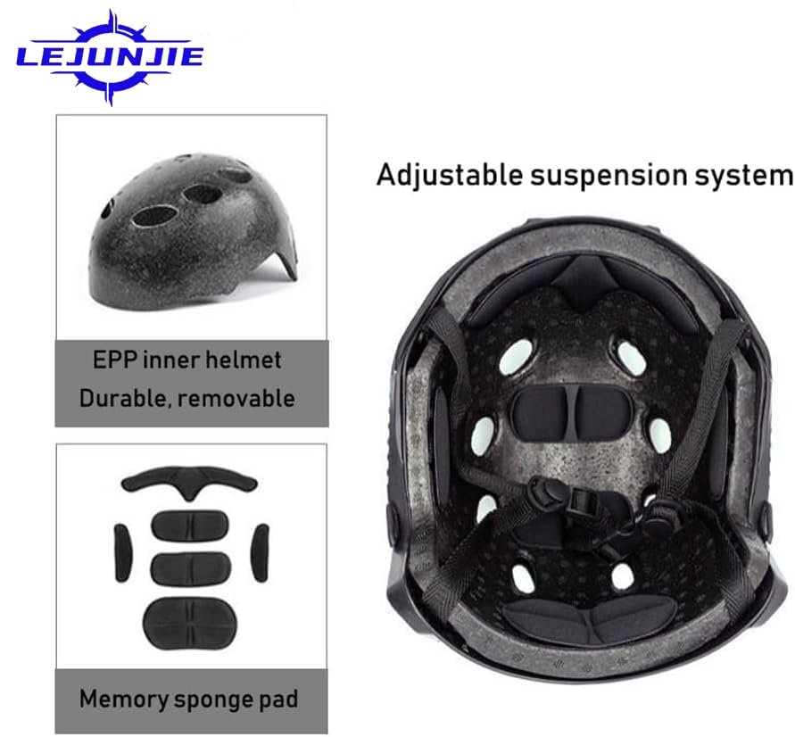 LEJUNJIE airgun goggles with three color lenses for variable light conditions