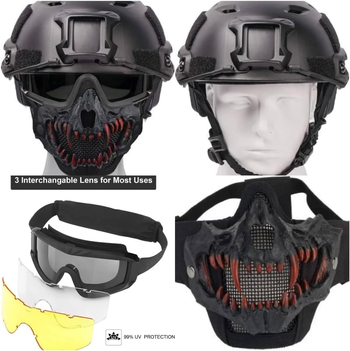 LEJUNJIE outdoor paintball use supports immersive game gear