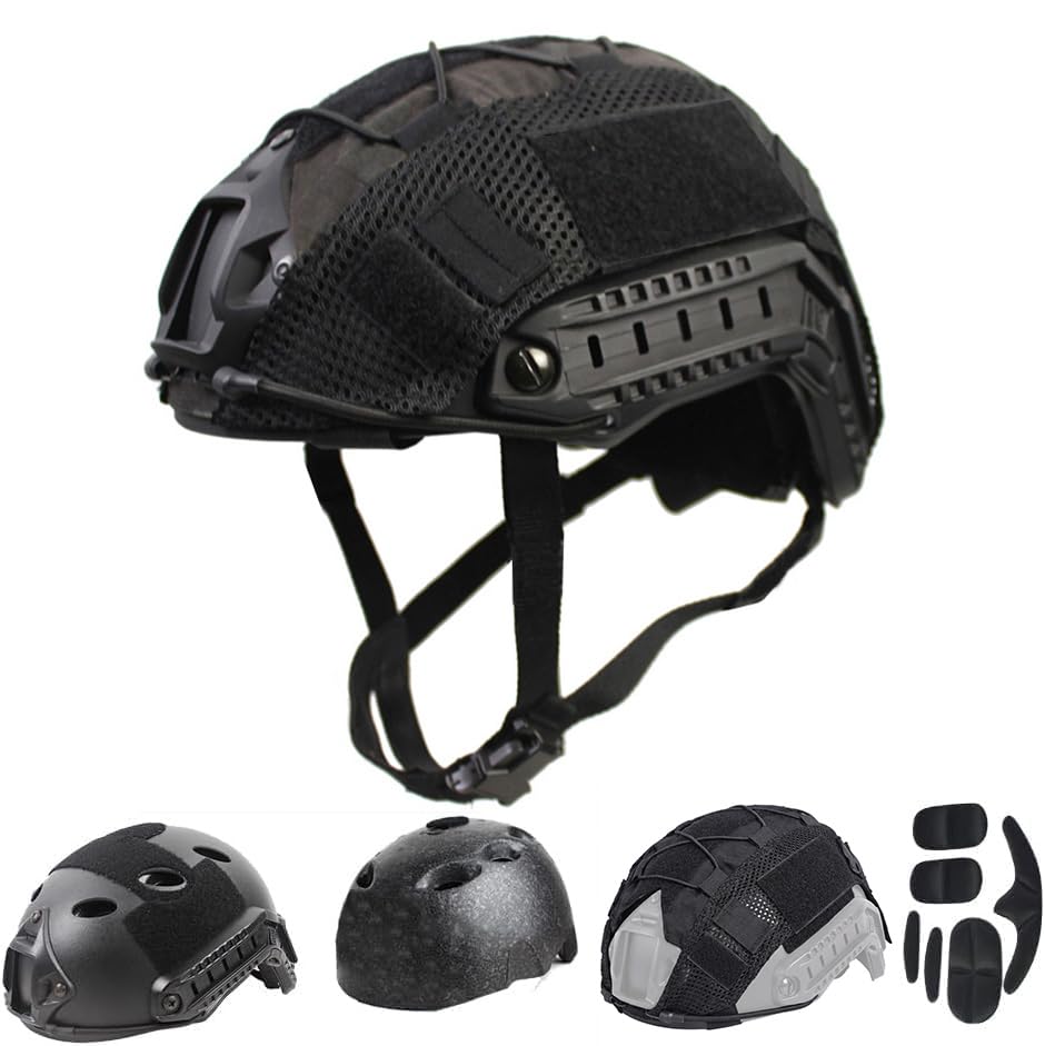 LEJUNJIE PJ tactical paintball helmet front view for reliable protection during games