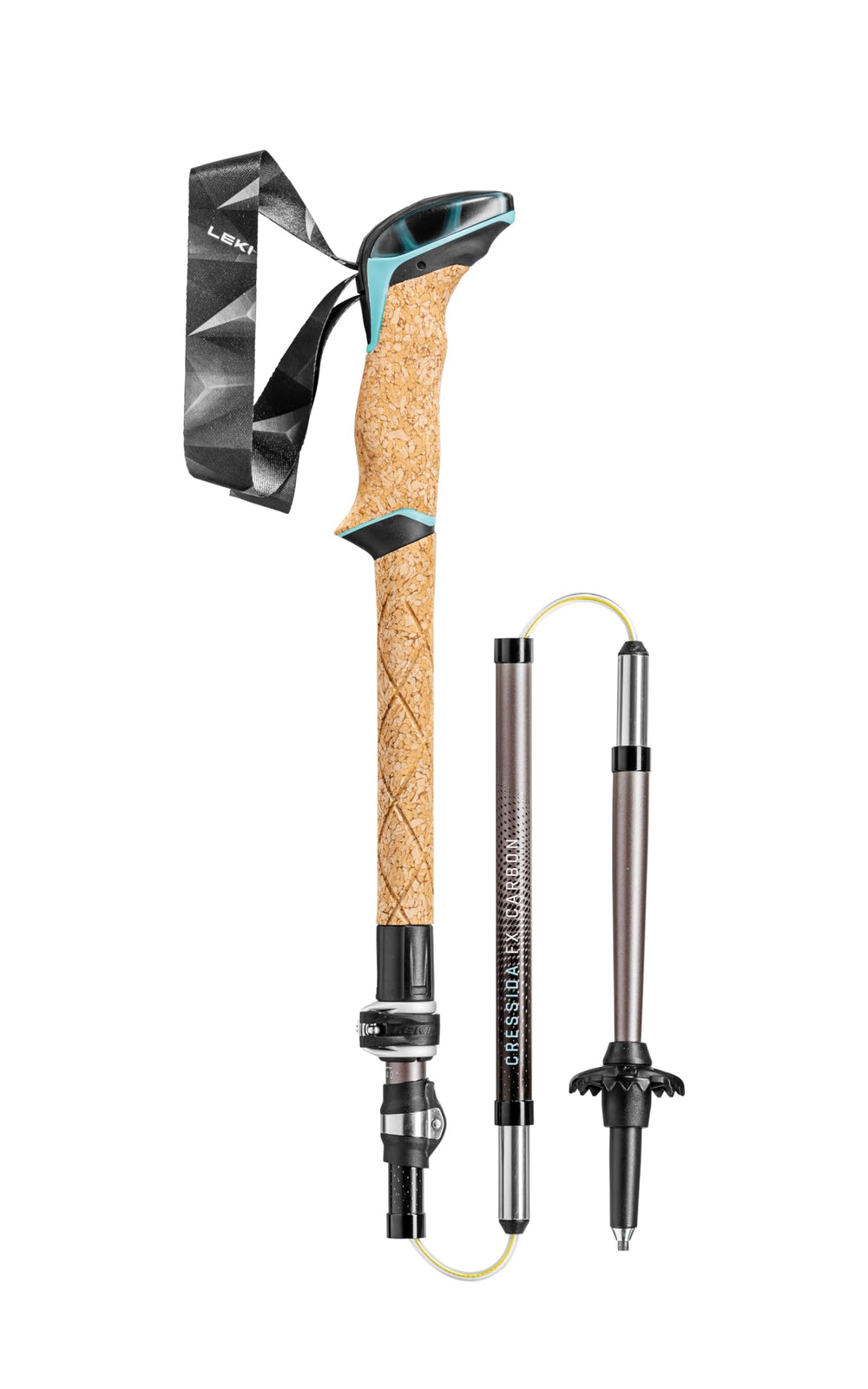LEKI Cressida FX Speed Lock 2 Plus ensures secure length adjustment