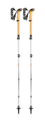 LEKI Cressida FX carbon AS pole top view highlights ergonomic grip.
