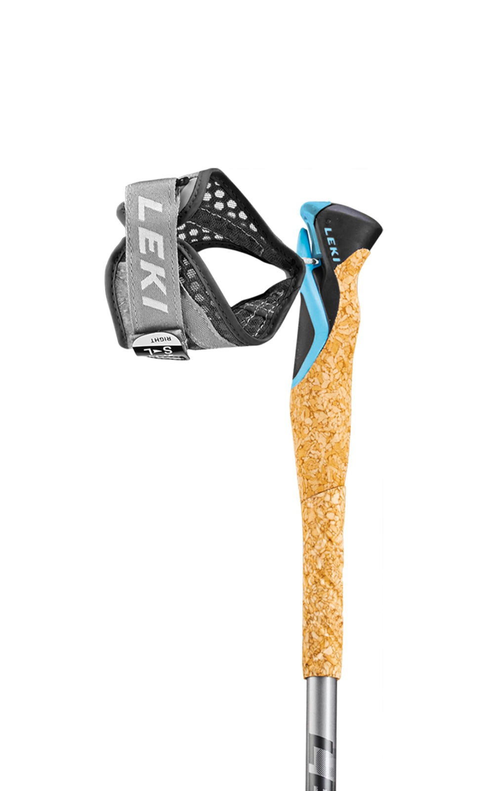 LEKI Cross Trail 3 TA releasable strap for quick on-off use