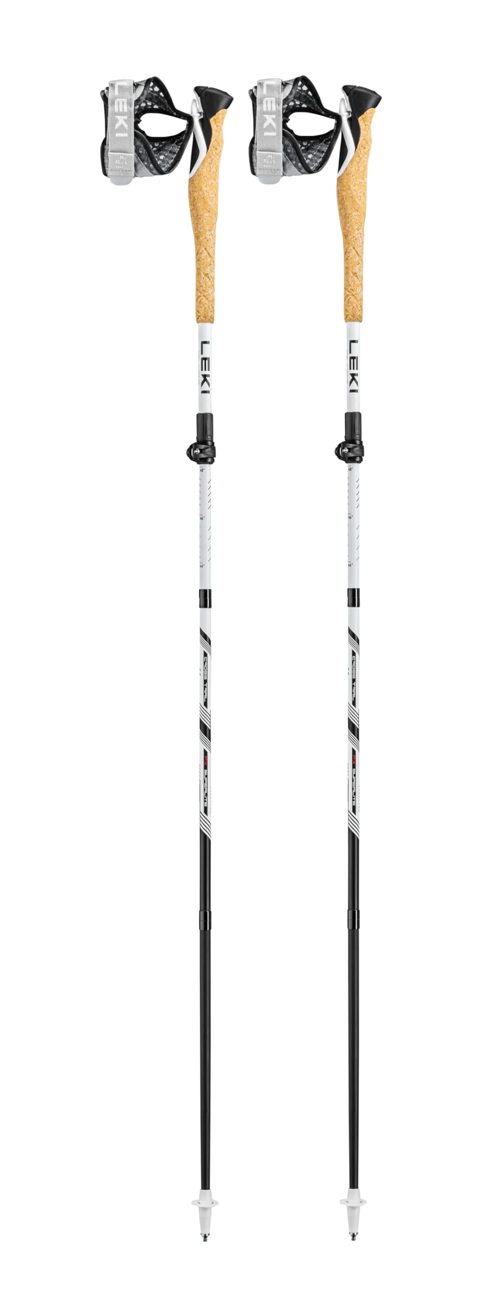 LEKI Cross Shark Grip with foam handle offers comfortable, secure grip
