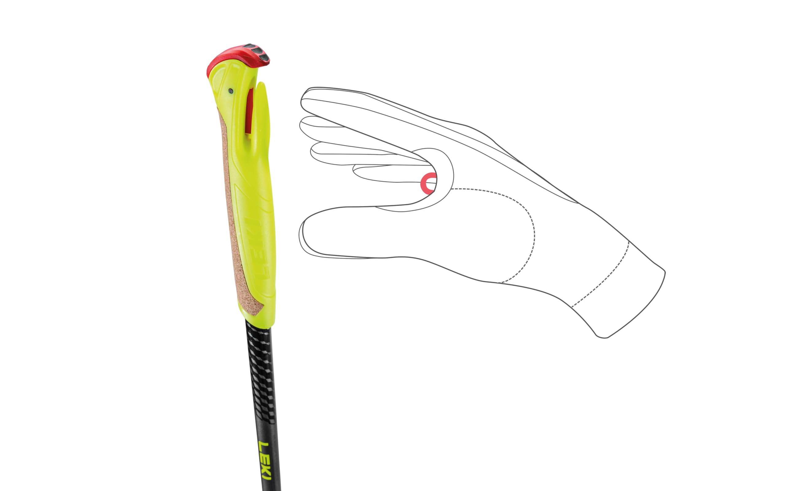 LEKI Evotrail FX.One TA fixed lengths 110–130 cm for precise fit