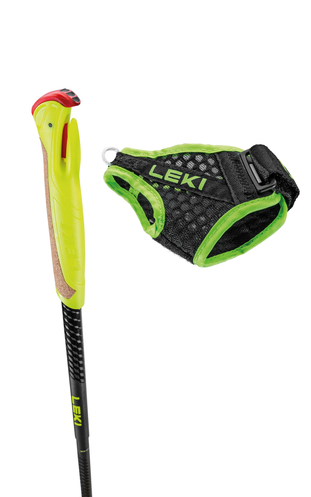 LEKI Evotrail FX.One TA micro basket and flex tip for all-mountain terrain