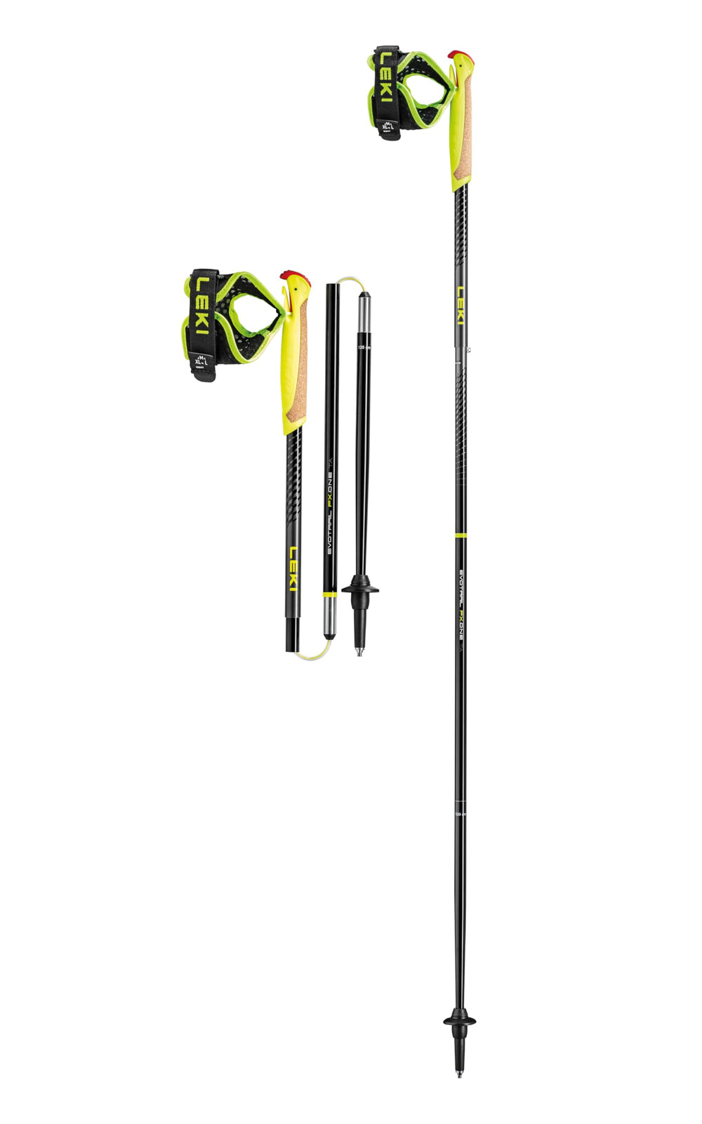 LEKI Evotrail FX.One TA Shark 2.0 grip offers secure comfort on climbs