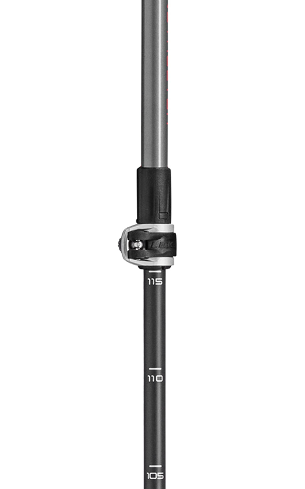 LEKI Instructor Lite aluminum-carbon shaft for strong yet light performance.