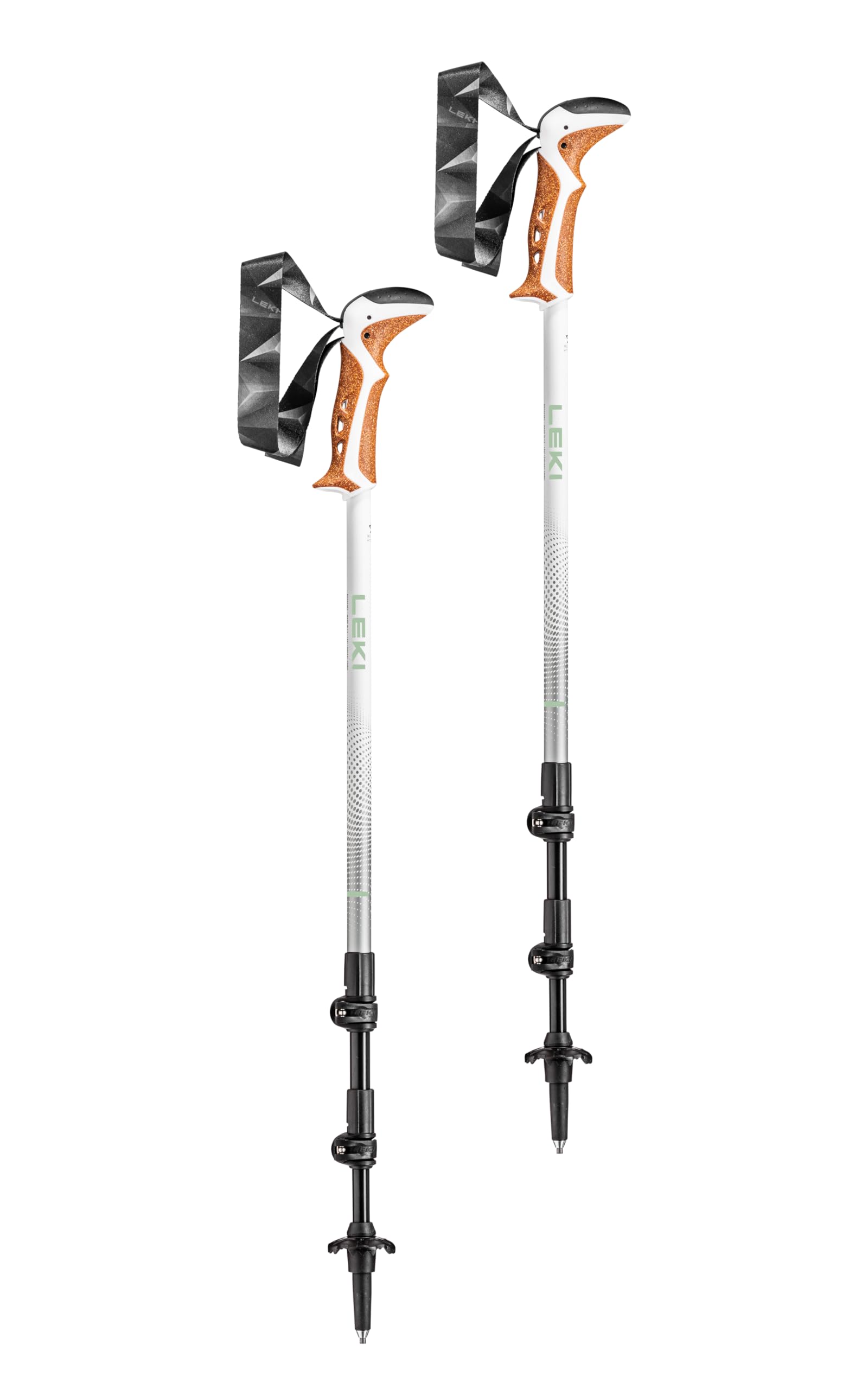 LEKI Jannu Aergon Cor-Tec grip offers comfortable, secure hand support.