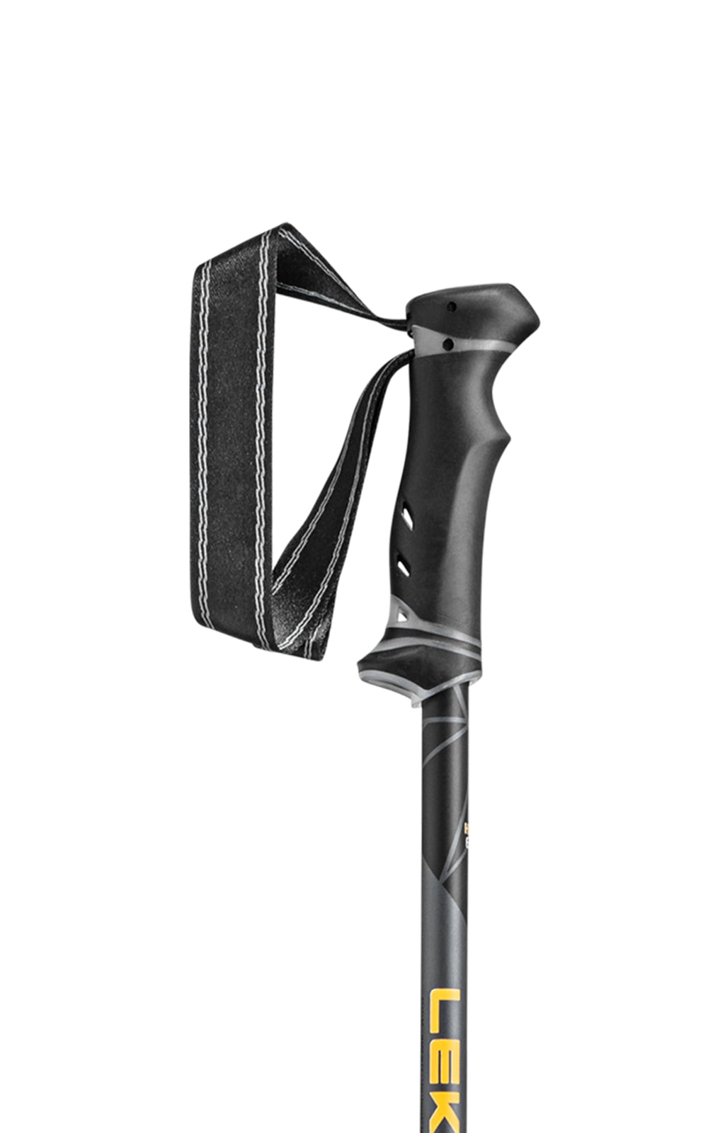 LEKI Journey Lite interchangeable baskets adapt for racing or trekking conditions.