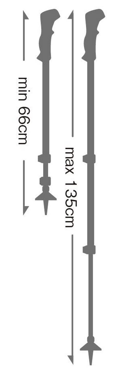 LEKI Legacy Lite aluminum HTS 6.0 shaft closeup demonstrating lightweight durability on trails.