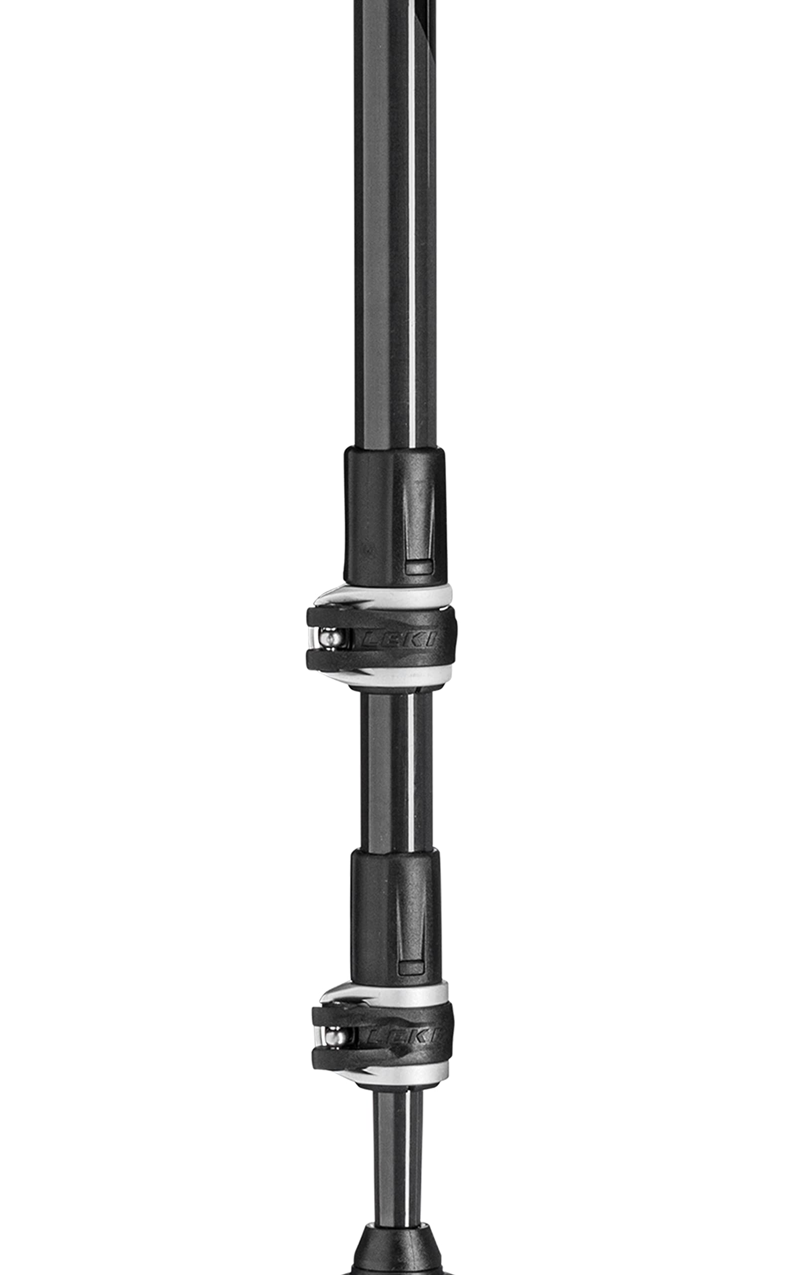 LEKI Legend pole compact when stowed, fitting easily into a backpack