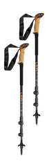 LEKI Makalu Cork Lite extended length for versatile alpine hikes.