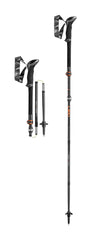 LEKI Makalu FX carbon pole extended grip for rugged trails