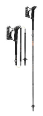 LEKI Makalu FX.One carbon trekking pole collapsed for compact travel