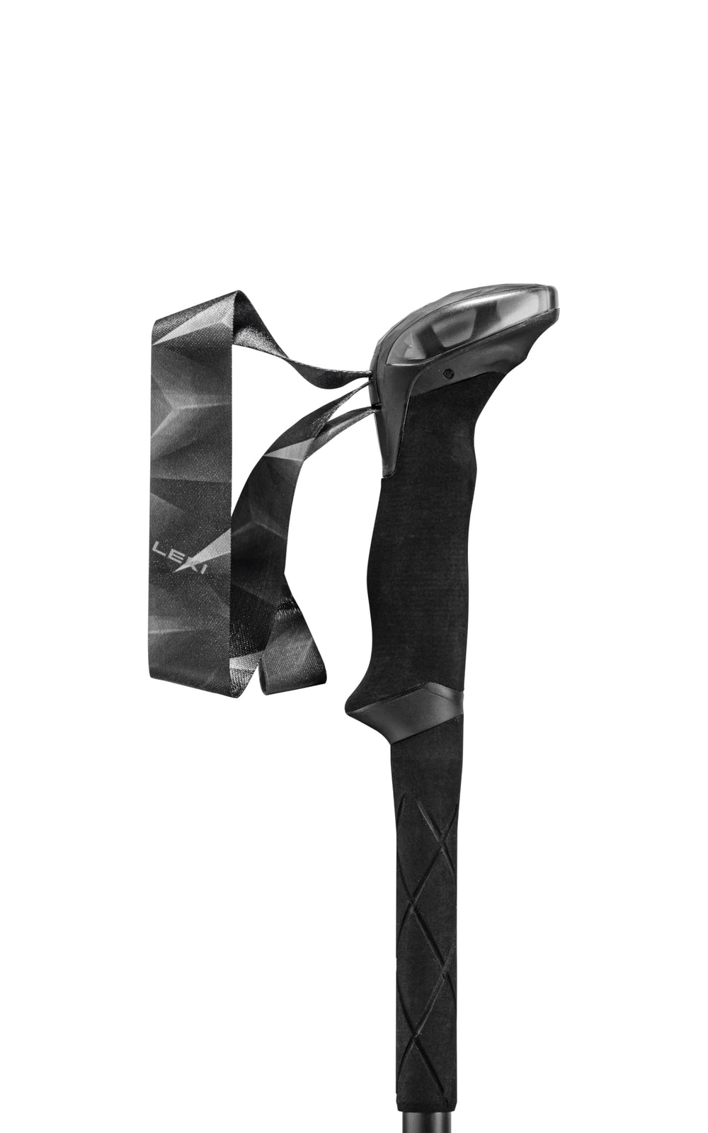 LEKI Makalu FX.One fixed strap close-up for secure support on climbs