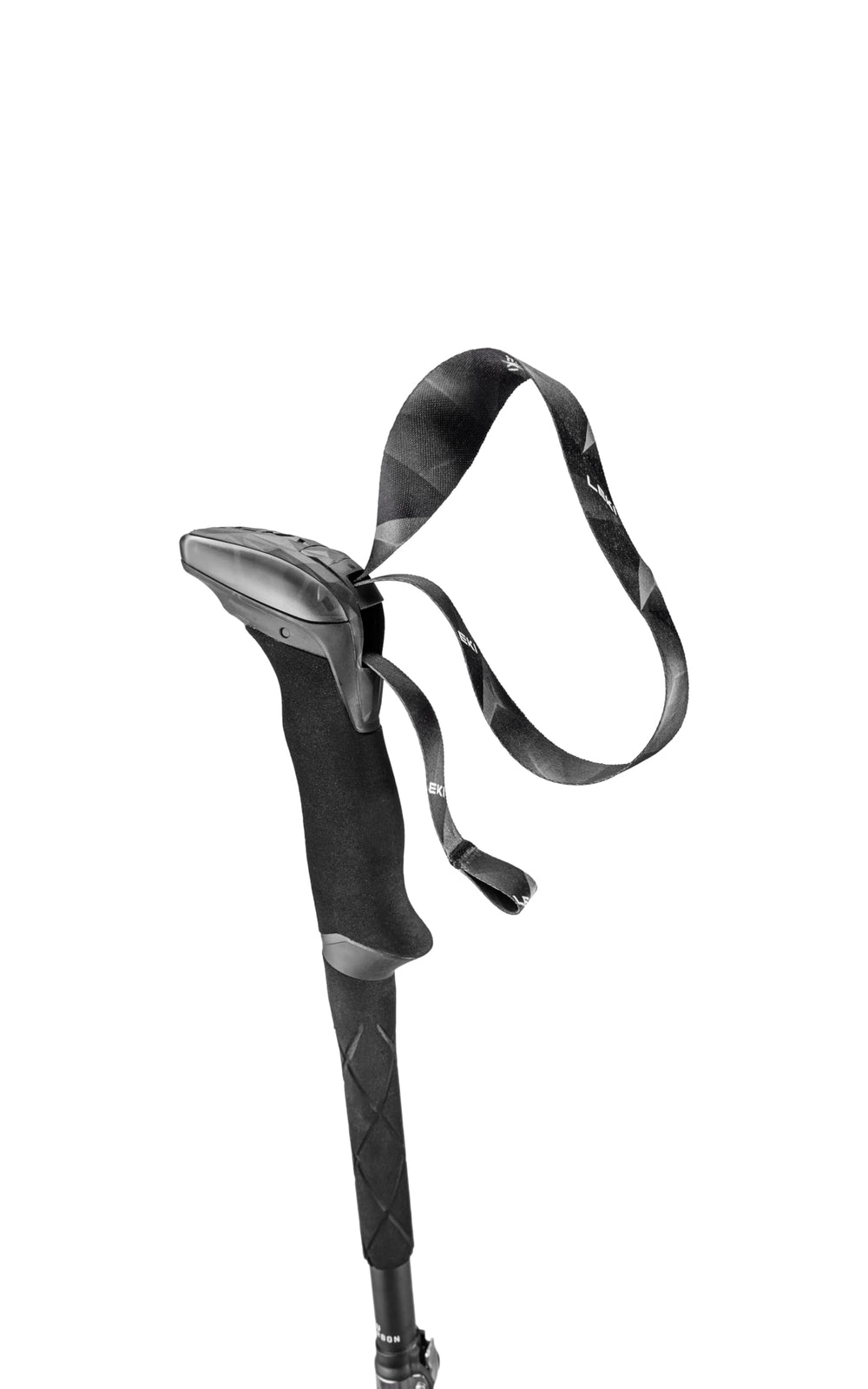 LEKI Makalu FX.One Carbon pole carbide tip for stable footing on rocky trails