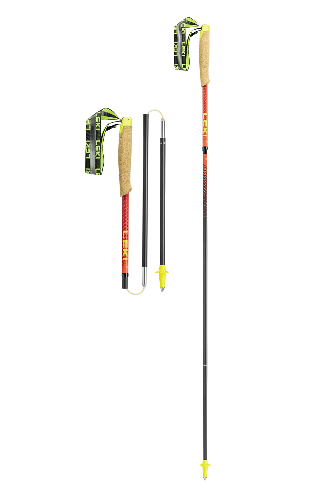 LEKI Neotrail Pro FX.One folded pole shows packability for travel.